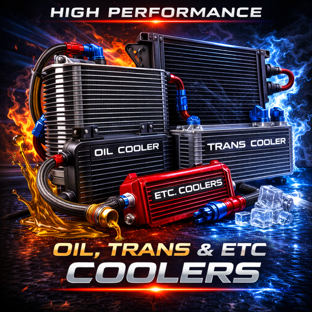 Oil transmission and auxiliary cooler systems